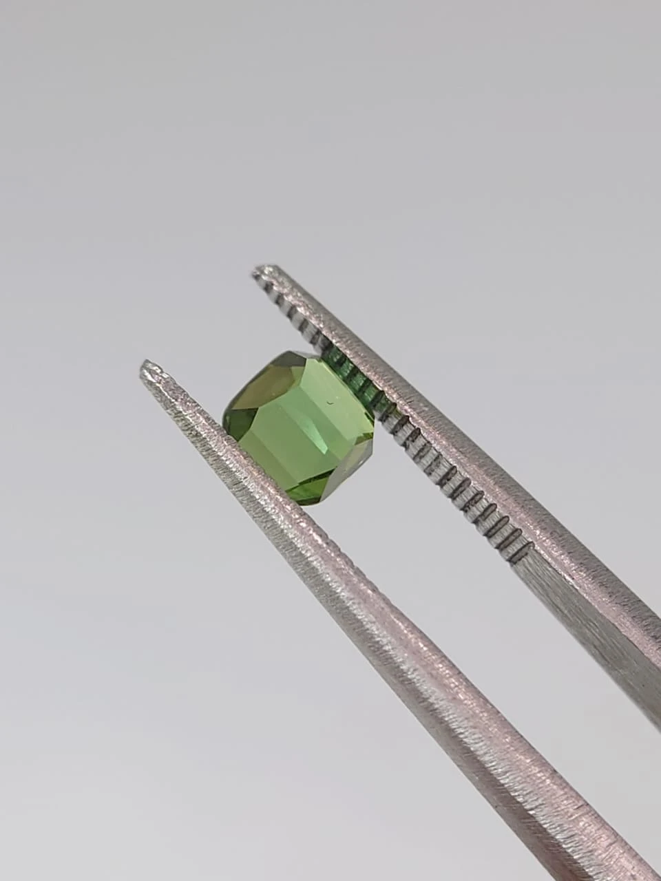 0.72ct Natural Green Tourmaline Cushion Cut Loose Gemstone from Afghanistan — view 3